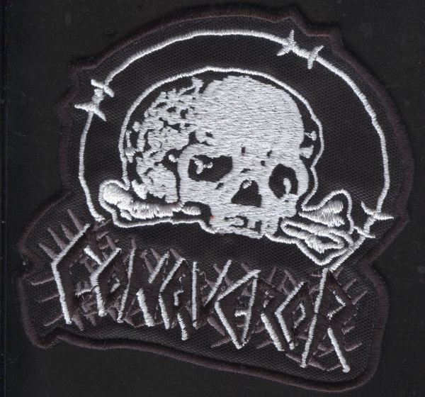 Conqueror - Skull Logo Kontour Aufnäher