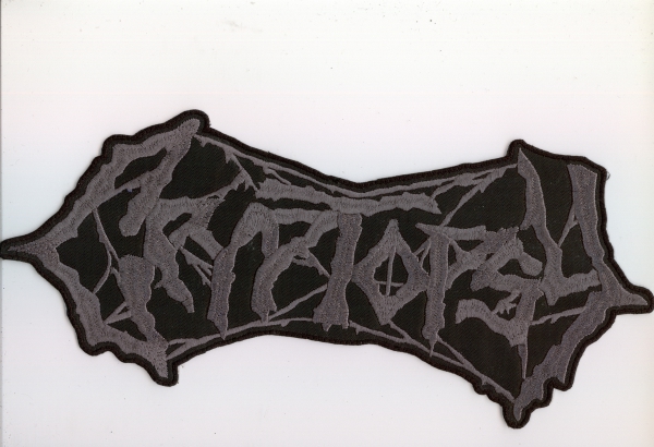 Cryptopsy - Graues Logo Rückenaufnäher