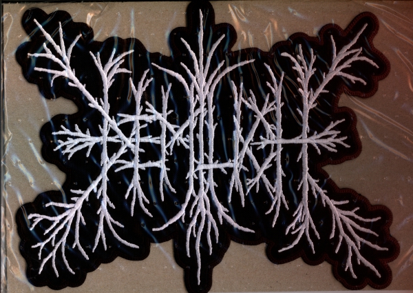 Demilich - Weisses Logo Rückenaufnäher