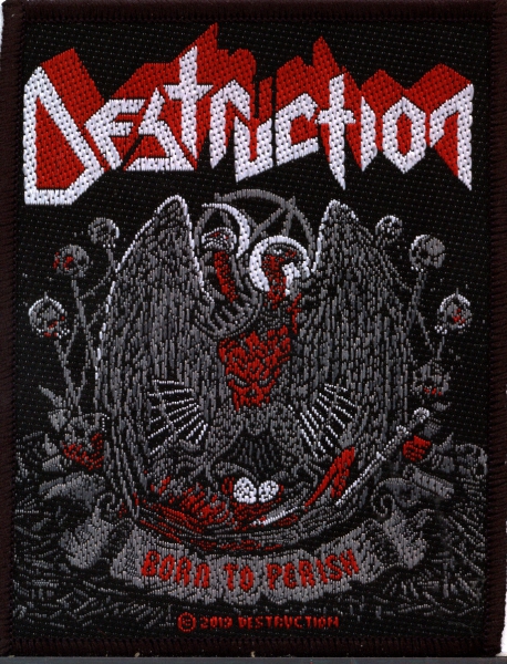 Destruction - Born to Perish Woven Patch