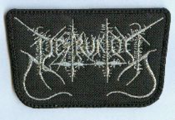 Destruktor - Silber Logo Aufnäher