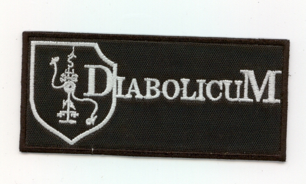 Diabolicum - Weisses Logo Aufnäher