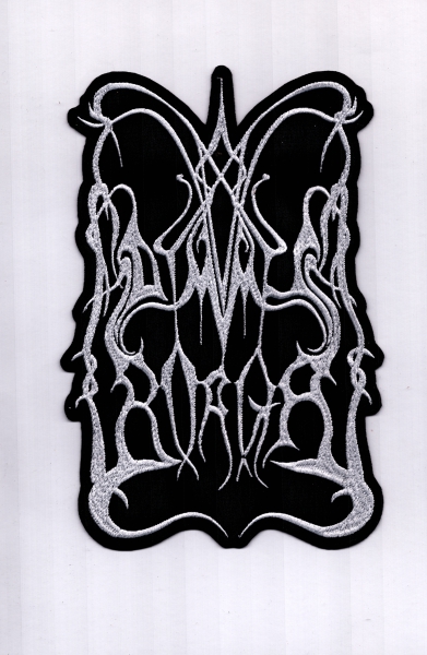 Dimmu Borgir - Altes Weisses Logo Rückenaufnäher