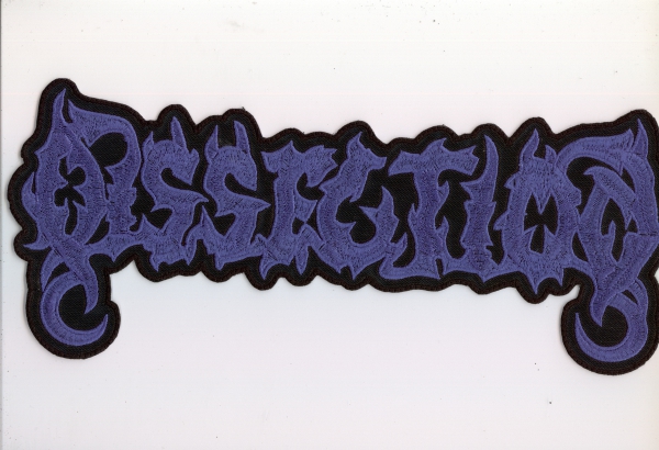 Dissection - Solides Blaues Logo Rückenaufnäher