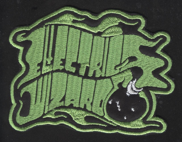 Electric Wizard - Green Bomb Logo Shape Patch