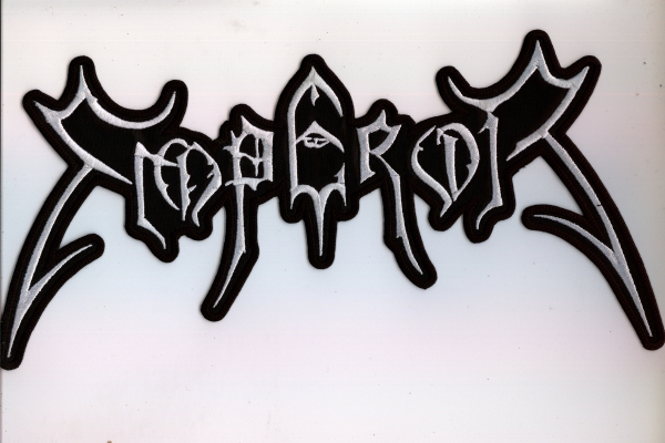 Emperor - White Logo Backpatch