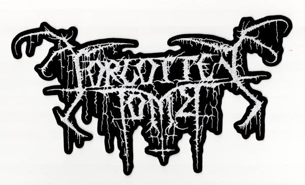 Forgotten Tomb - Weisses Logo Rückenaufnäher