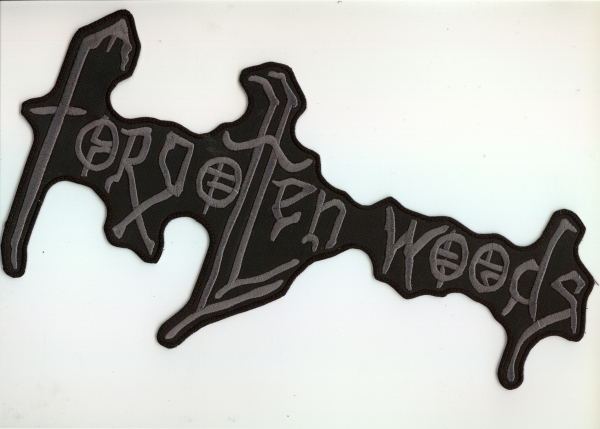 Forgotten Woods - Grey Logo Backpatch