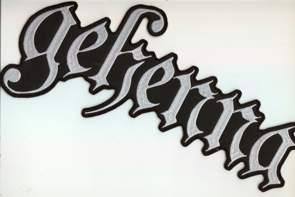 Gehenna - White New Logo Backpatch