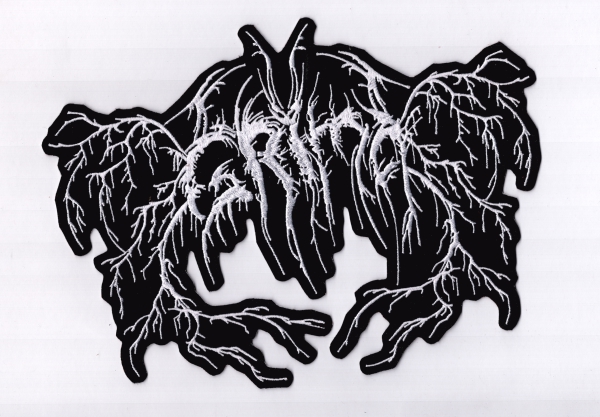 Grima - Neues Weisses Logo Rückenaufnäher