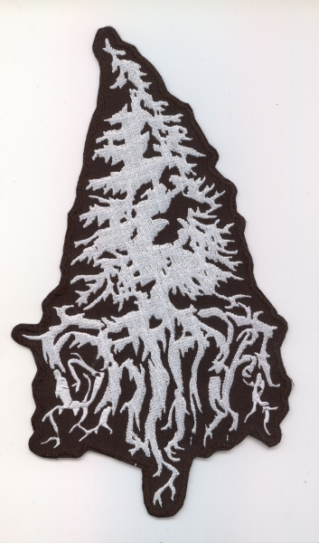 Grima - White Old Logo Backpatch