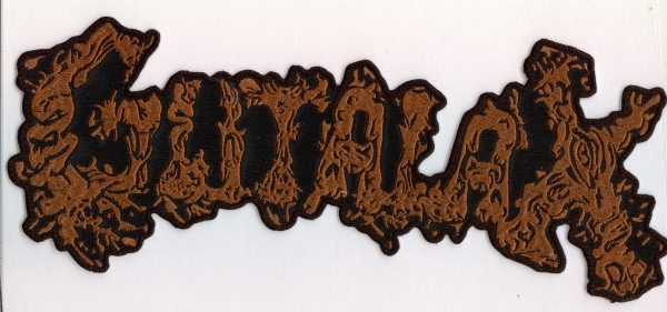 Gutalax - Braunes Logo Rückenaufnäher