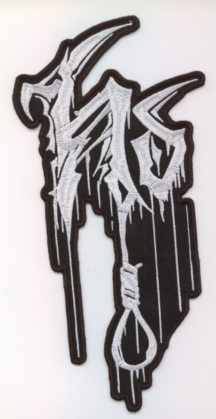 Happy Days - Weisses Symbol Rückenaufnäher