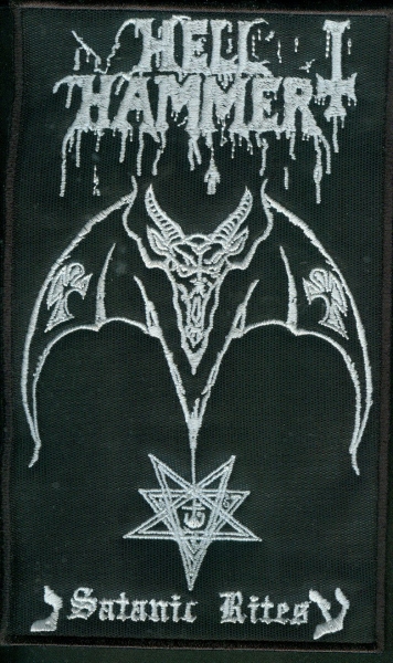 Hellhammer - Satanic Rites Schwarz Aufnäher
