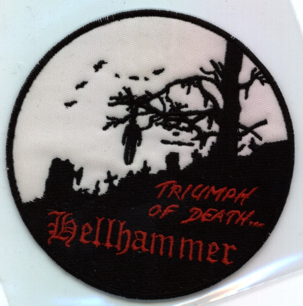 Hellhammer - Triumph of Death Rot Runder Aufnäher