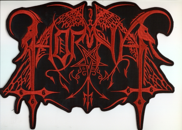 Horna - Red Logo Backpatch
