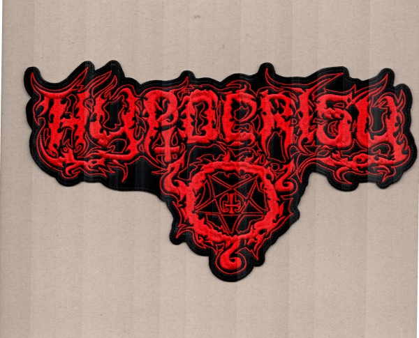 Hypocrisy - Red Old Logo Backpatch
