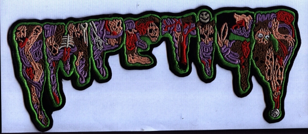 Impetigo - Farbiges Logo Rückenaufnäher