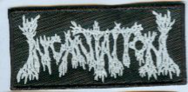 Incantation -  Weises Logo Aufnäher