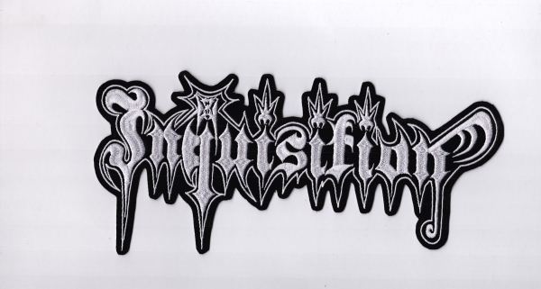 Inquisition - White Logo Backpatch
