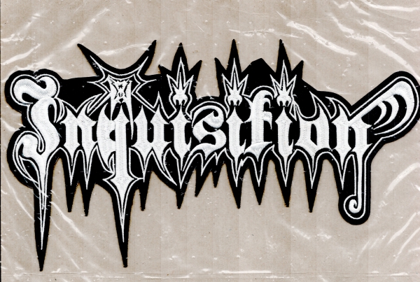 Inquisition - White Logo Backpatch