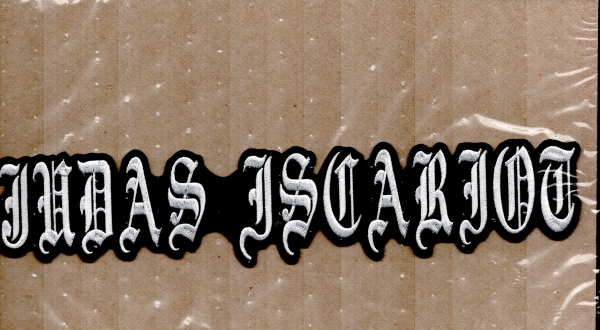 Judas Iscariot - White Logo Backpatch