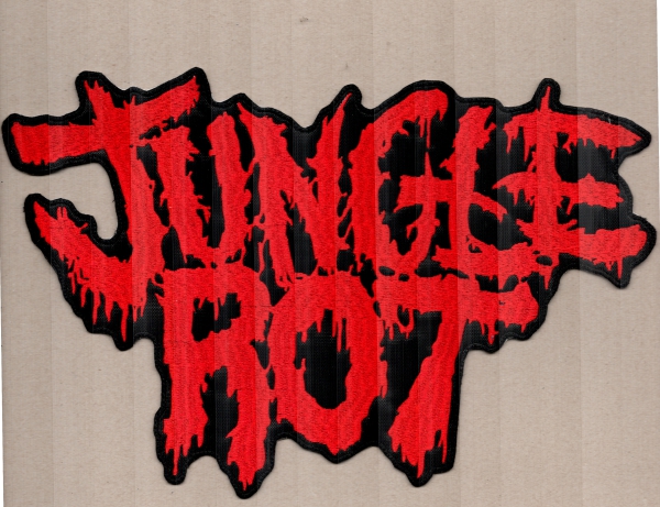 Jungle Rot - Rotes Logo Rückenaufnäher