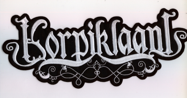 Korpiklaani - White Logo Backpatch