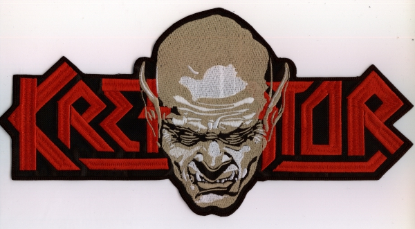 Kreator - Red Logo Head Backpatch
