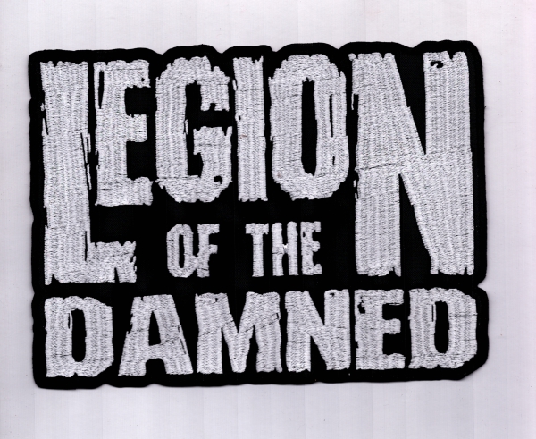Legion of the Damned - Weisses Logo Rückenaufnäher