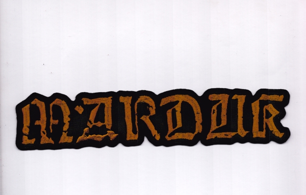Marduk - Old Gold Serpent Logo Rückenaufnäher