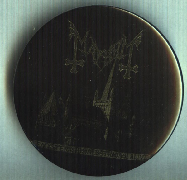 Mayhem - De Mysteries Dom Sathanas Alive Button 59 mm