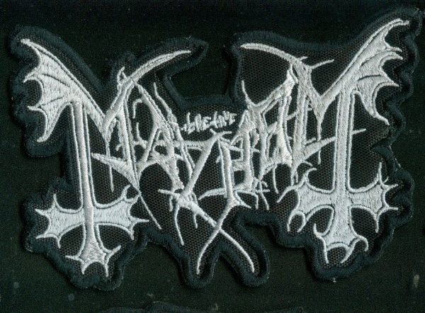 Mayhem - Kontour Logo Aufnäher