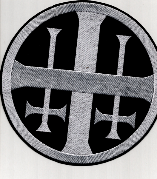 Mayhem - Weisses Legion Symbol Rückenaufnäher