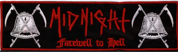 Midnight - Farewell to Hell Stripe Patch