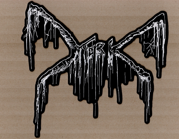 Mork - White Logo Backpatch
