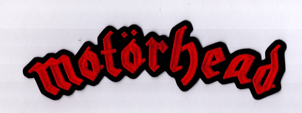 Motörhead - Rotes Logo Rückenaufnäher