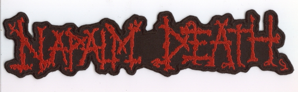 Napalm Death - Red Logo 1 Backpatch