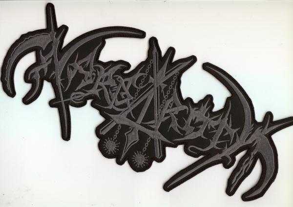 Nargaroth - Graues Kontour Logo Rückenaufnäher