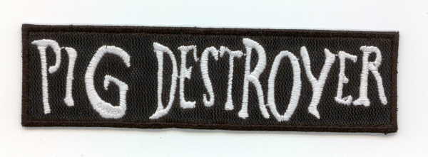 Pig Destroyer - White Logo Patch