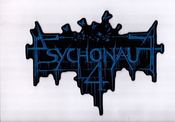 Psychonaut 4 - Blaues Logo Rückenaufnäher