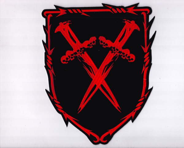 Revenge - Rotes Victory Wappen Rückenaufnäher