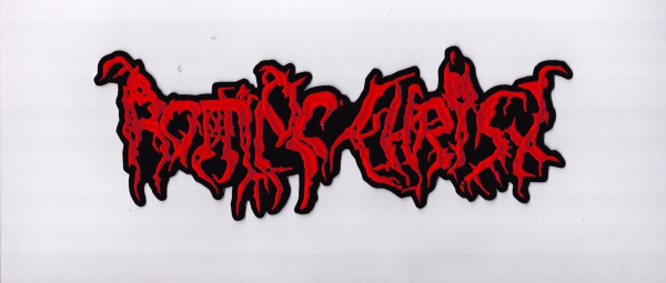 Rotting Christ - Rotes Logo Rückenaufnäher
