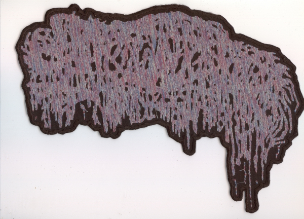 Sanguisugabogg - Blue Coloured Logo Backpatch