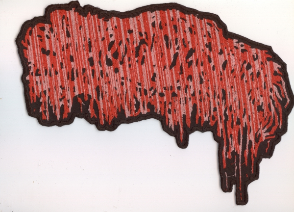 Sanguisugabogg - Red Coloured Logo Backpatch