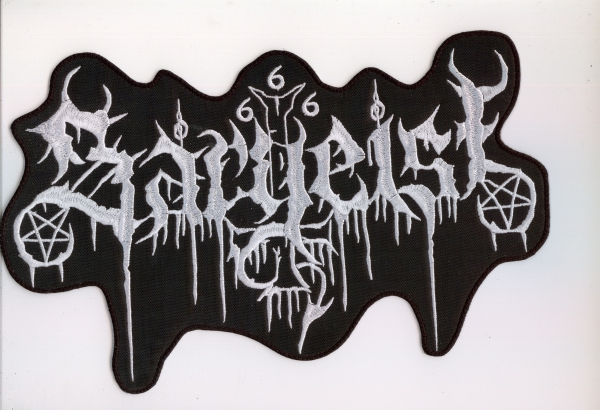 Sargeist - White Logo Backpatch