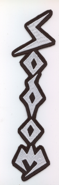 Sodom - In the Sign White Logo Backpatch