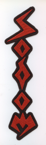 Sodom - In the Sign Red Logo Backpatch