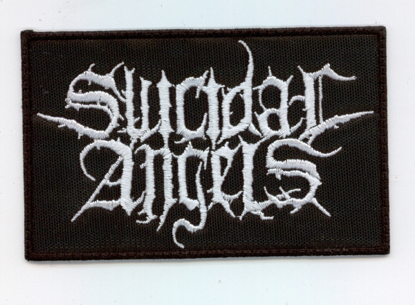 Suicidal Angels - Weisses Logo Aufnäher