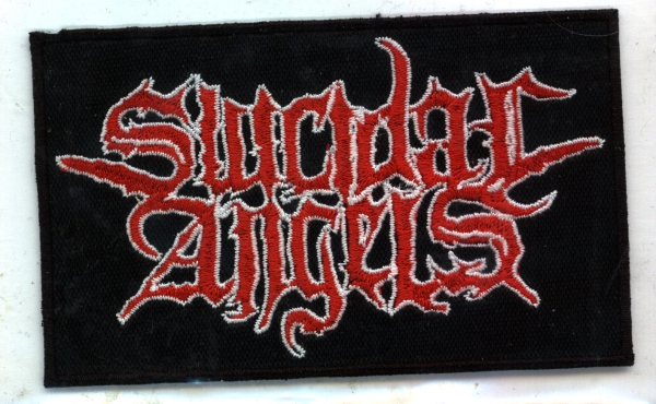 Suicidal Angels - Rot Weisses Logo Aufnäher